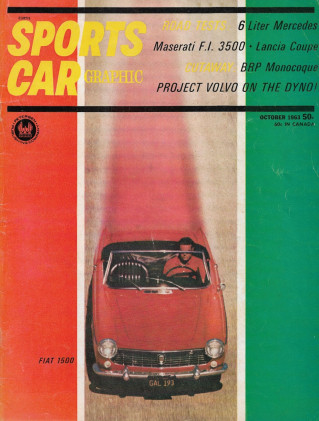 SPORTS CAR GRAPHIC 1963 OCT - M-B 6L, MASERATI 3500, CENTAUR, FLAVIA